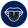 Mouth and tongue icon