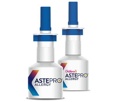 Astepro Allergy and Children's Astepro Allergy bottles