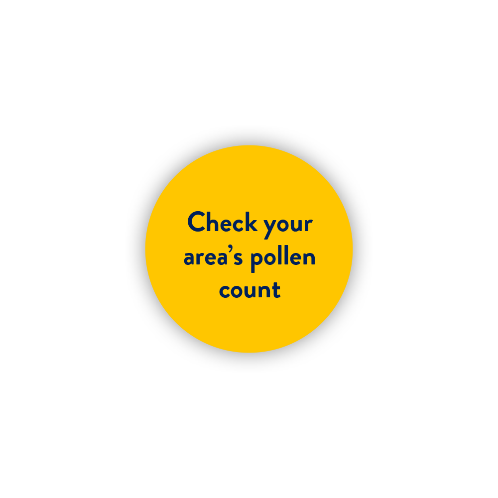 Check your area's pollen count